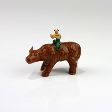 Bonsai-Figur aus handgefertigter Keramik