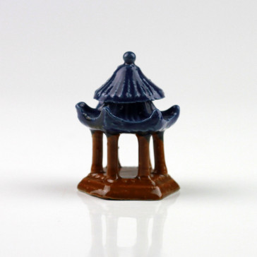 Keramikfigur "Chinesischer Tempel-Pavillon", Bonsai-Deko