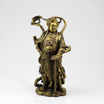 Wei Tuo (Skanda) Messingfigur