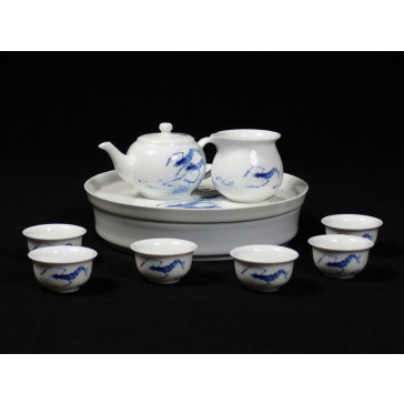 asiatisches Teeservice Porzellen 