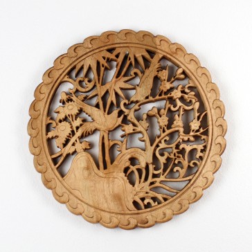Holz-Wandbild
