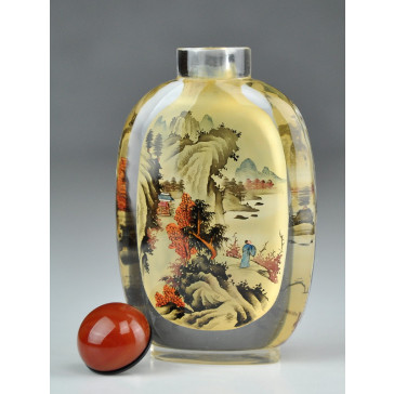 Große Snuff Bottle "Vielsagende Stille"