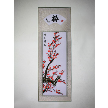 Stickbild Chinesische Blumen "Pflaumenblüte"