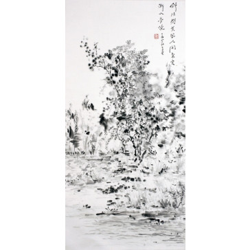 Qian Chuanbing "Traumlandschaft", chinesische Malerei