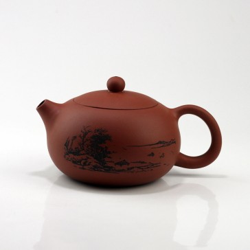 Chinesische Ton-Teekanne