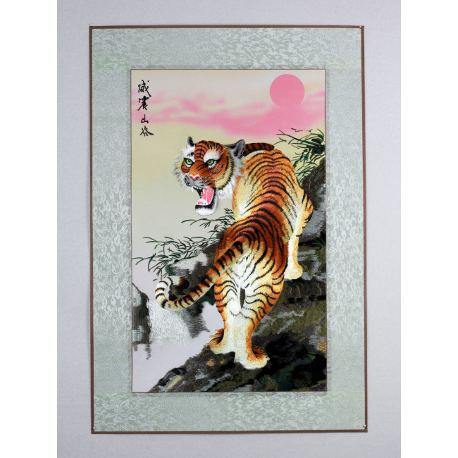 Chinesische Kalligraphie Des Tigers Sticker