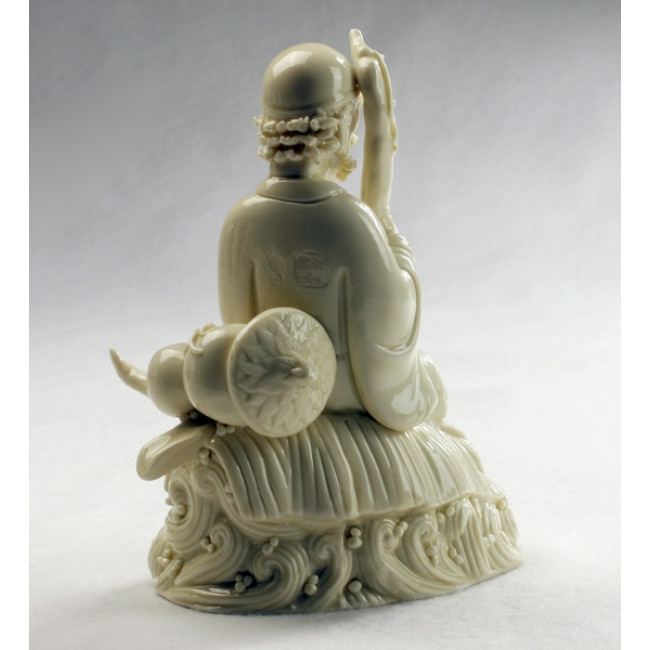 Porzellanfigur "Die Acht Unsterblichen Cao Guojiu" Porzellanskulptur China