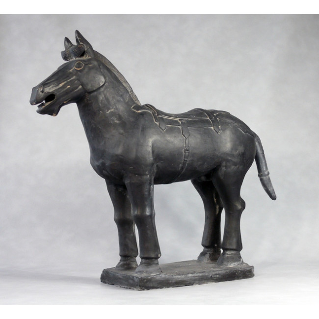 Terrakotta Krieger Pferdefigur  ca Terrakotta Pferd 10,5 x 9 x 3 cm 