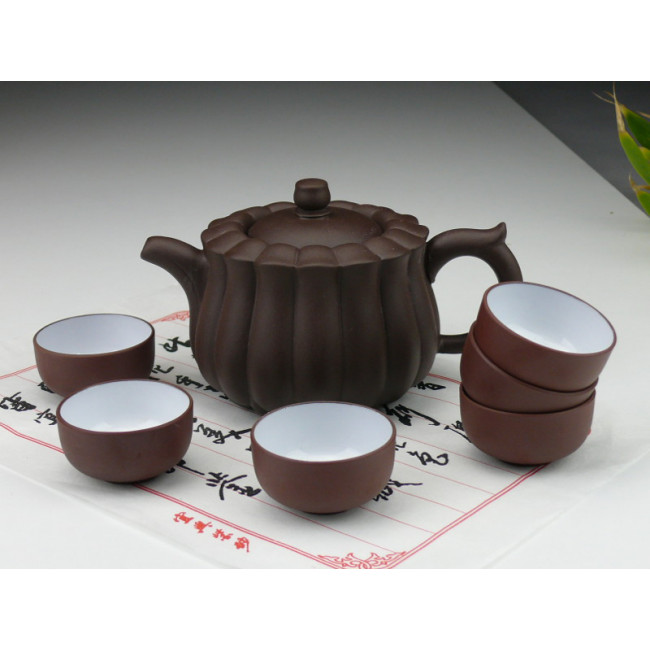 Chinesisches Teeservice aus Yixing-Ton "Teezeremonie" Shi Piao Teekanne China 