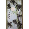 Chinesisches Rollbild "Bambus bei Nacht", Bildrolle