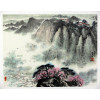 Chinesische Landschaftsmalerei "Bergfrühling", Originalbild