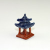 Bonsai-Figur "Pavillon" quadratisch, Keramik-Deko