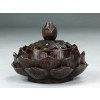 Weihrauchschale, Räuchergefäß "Lotus der Reinheit", Räucherschale Messing/Bronze