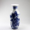 Chinesische Vase Porzellan "Berglandschaft", Bodenvase
