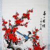 Chinesisches Bild "Pflaumenblüte", asiatisches Rollbild groß