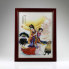 Chinesisches Bild "Yang Guifei", asiatische Wanddeko Keramik, "Die Vier Schönheiten"