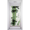 Rollbild "Bambus" grün, chinesische Bildrolle