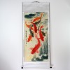 Rollbild "Koi-Karpfen" chinesische Bildrolle Feng Shui