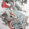 Rollbild "Drache", Bildrolle, chinesische Malerei 