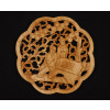 Holzwandbild "Chinesisches Schach", Wandbild Holz
