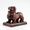 Feng Shui Holzfigur „Pixiu", chinesische Holz Deko-Skulptur
