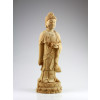 Holzskulptur "Reiner Bodhisattva der Ruhe", Amithaba Buddha Höhe: 47 cm