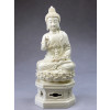 Blanc-de-Chine Buddha Amitabha Bodhisattva Porzellanfigur - Buddha Skulptur "Der Wissende"