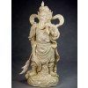 Blanc-de-Chine "General Guan Yu", Porzellanfigur Guang Gong aus Dehua