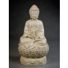 Blanc-de-Chine "Buddha Tathagata", Große Porzellanfigur Buddha Statue