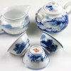 Teeservice "Wasserfall", chinesisches Tee-Set Porzellan, handbemalt