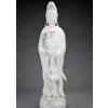 Porzellanfigur "Chilian Guanyin", Kwan-Yin Porzellan-Statue groß