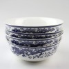 Reisschalen-Set "Drache und Phönix" 4 Suppenschalen aus Porzellan