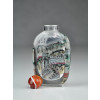 Snuff Bottle "Jiankou (chinesische Mauer)", Glasfläschchen