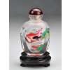 Snuff Bottle "Kois im Lotosteich" (viereckig)