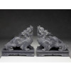 Steinfiguren "Pi Xiu", Pi Ya Steinskulpturen Paar, Drachenlöwen