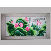 Stickbild Chinesische Blumen "Lotosblüten-Pracht"