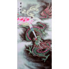 Stoffbild "Lotusdrache", Rollbild chinesischer Drache