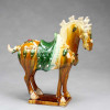 Tang-Pferd "Parade" (hell), chinesisches Keramik Pferd