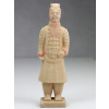 Terrakotta-Krieger aus Xi'an "Offizier" Tonsoldat hell, 22 cm