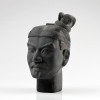 Terrakotta-Skulptur Kopf, Terrakottakrieger, Tonsoldat