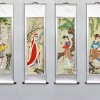 Rollbilder-Set "Die Vier Schönheiten Chinas" 4 Jahreszeiten Bilder-Set