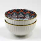 Reisschalen-Set 2-teilig, asiatische Porzellanschalen, Reisschüsseln
