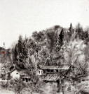 An Ping Ping "Bauernhof in den Bergen", chinesische Malerei