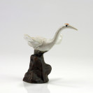 Bonsai-Figur "Kranich", Keramikfigur