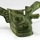Chinesische Bronze-Maske, Replik Bronzefigur