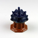 Bonsai-Figur chinesischer Pavillon, Keramik-Deko (XL)