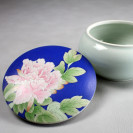 Porzellandose "Pfingstrose", chinesische Zuckerdose