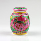 Teedose Keramik "Baba-Nyonya", Peranakan-Porzellan