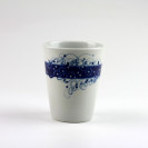 Porzellanvase "Freudenspiel II", kleine Tischvase Unikat