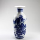 Chinesische Vase Porzellan "Berglandschaft"